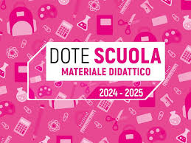 Dote Scuola – Materiale didattico e Borse di studio statali 2024/2025