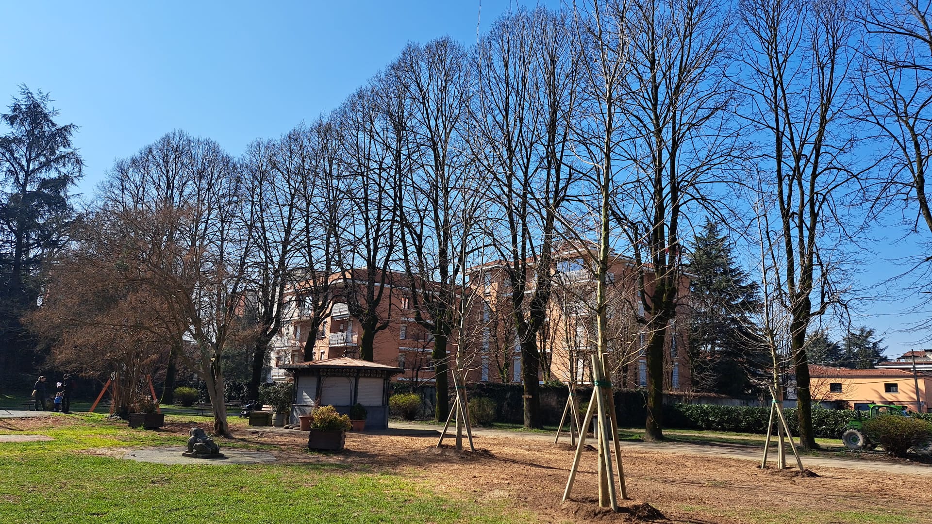 Manutenzione del verde cittadino, nuove piante al Parco Gussi e a Ruginello 