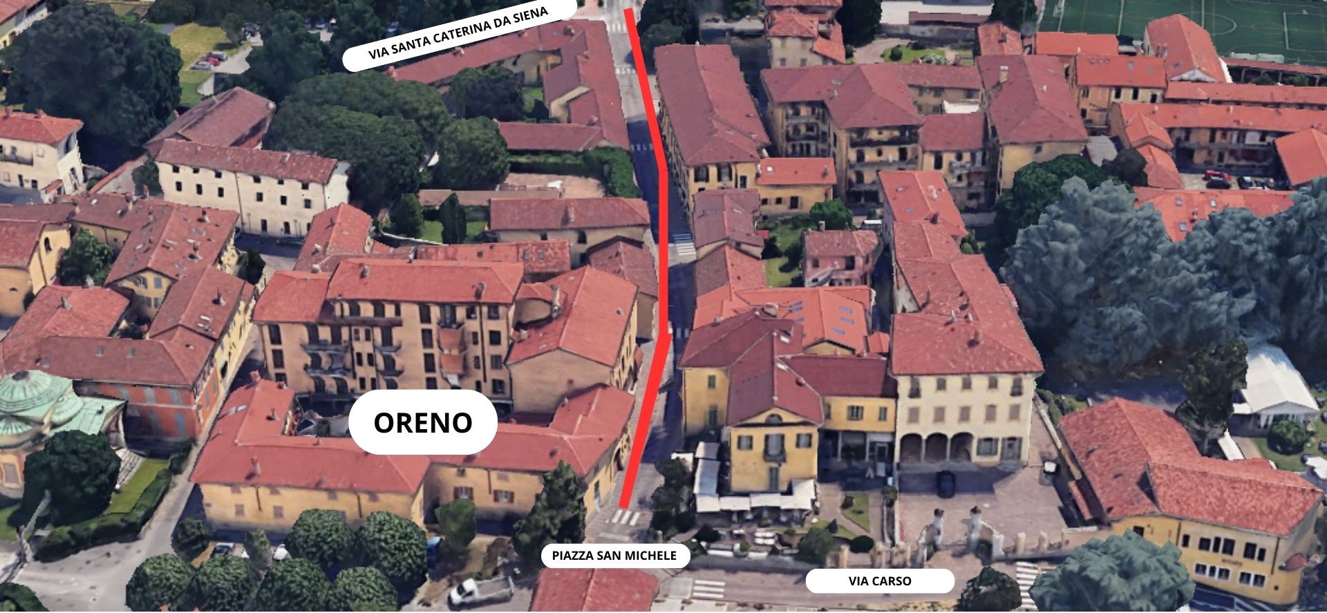 In via Madonna a Oreno, in partenza l’intervento di manutenzioni delle pavimentazioni in porfido 