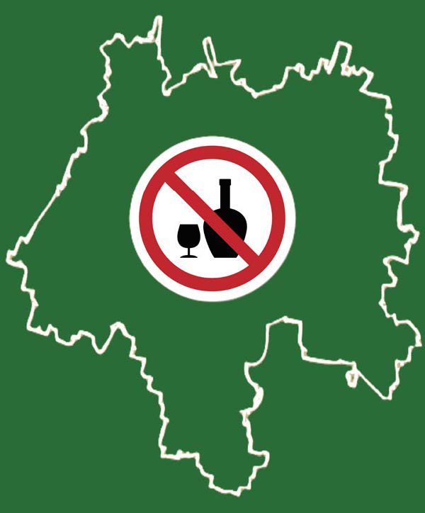 Dal 22 giugno divieto di vendita e consumo notturno di bevande alcoliche in parte della città